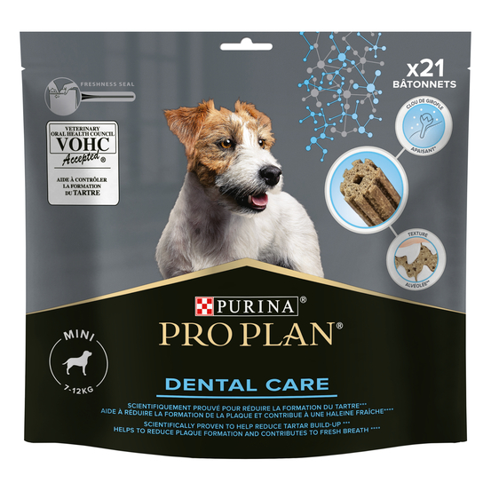 Friandises Pro Plan Dental Care pour petit chien x21 bâtonnets - 345g