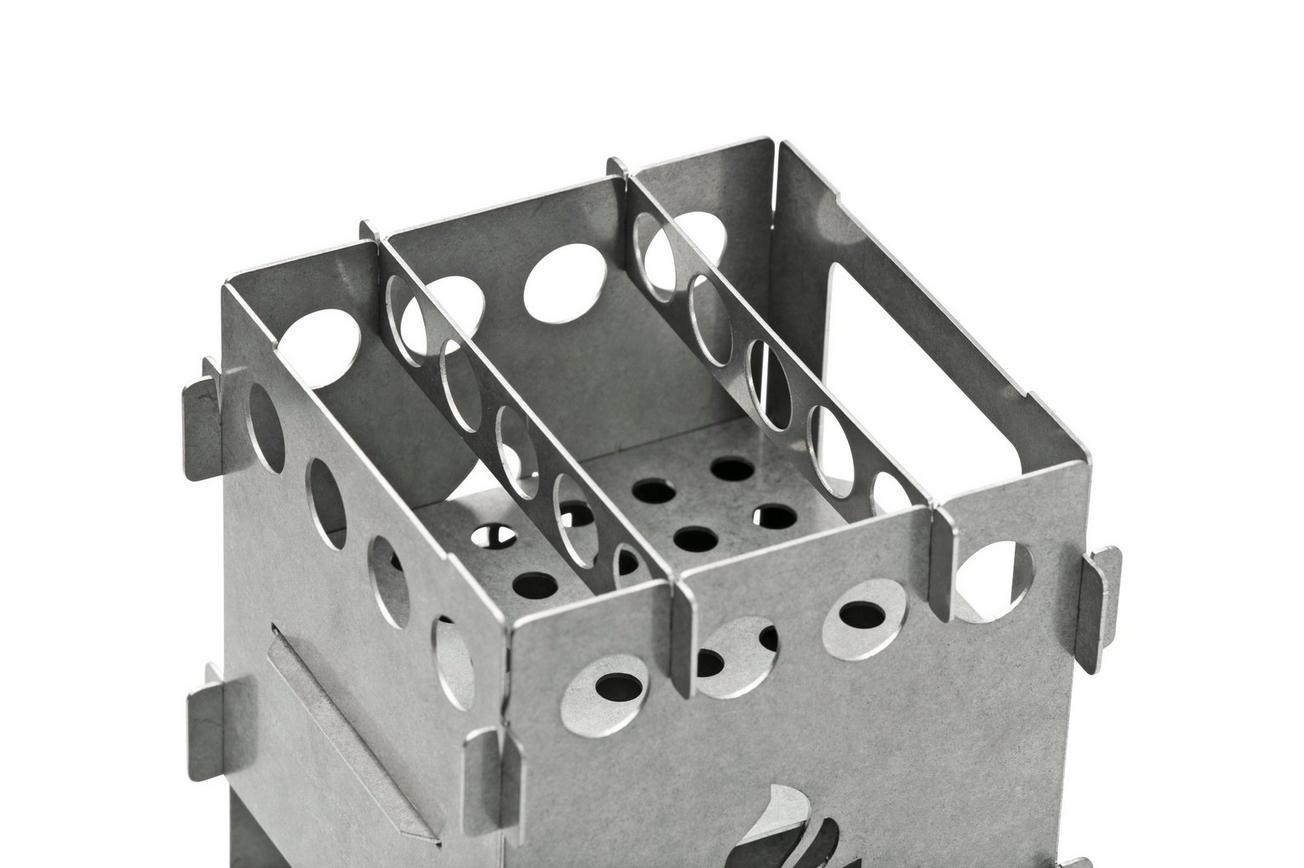 Bushcraft Essentials Bushbox, opvouwbare stove