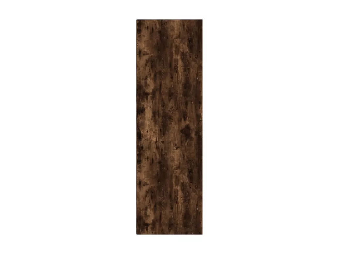 Bibliothèque/Buffet Chêne fumé 66x30x98 cm Bois d'ingénierie