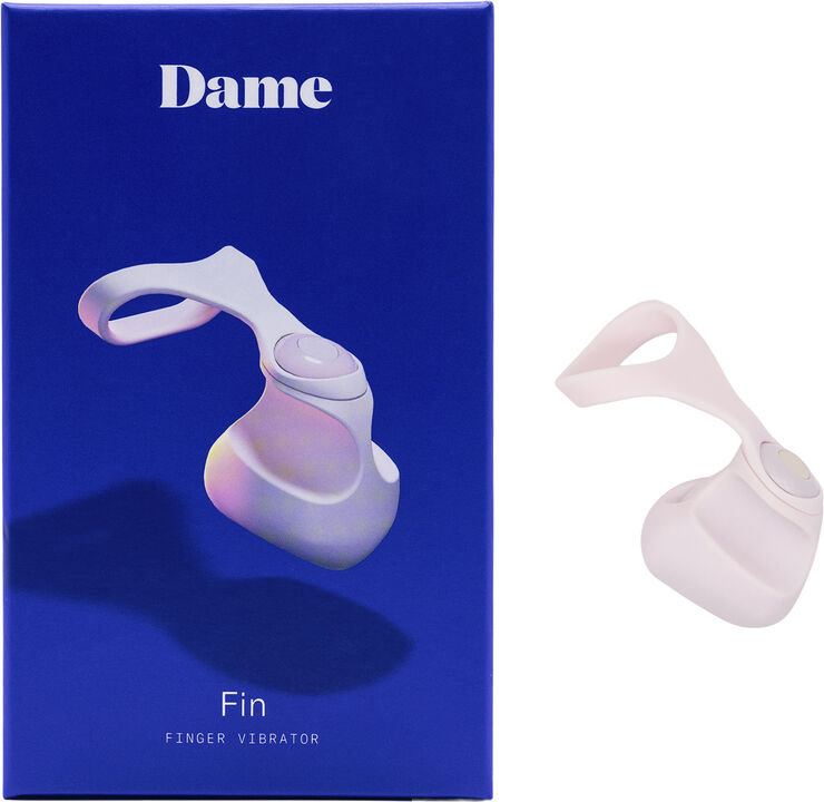 Dame Products DAME - FIN FINGER VIBRATOR QUARTZ Pink