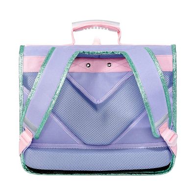 Cartable Licorne - 38 cm - 2 compartiments - lavande - Viquel