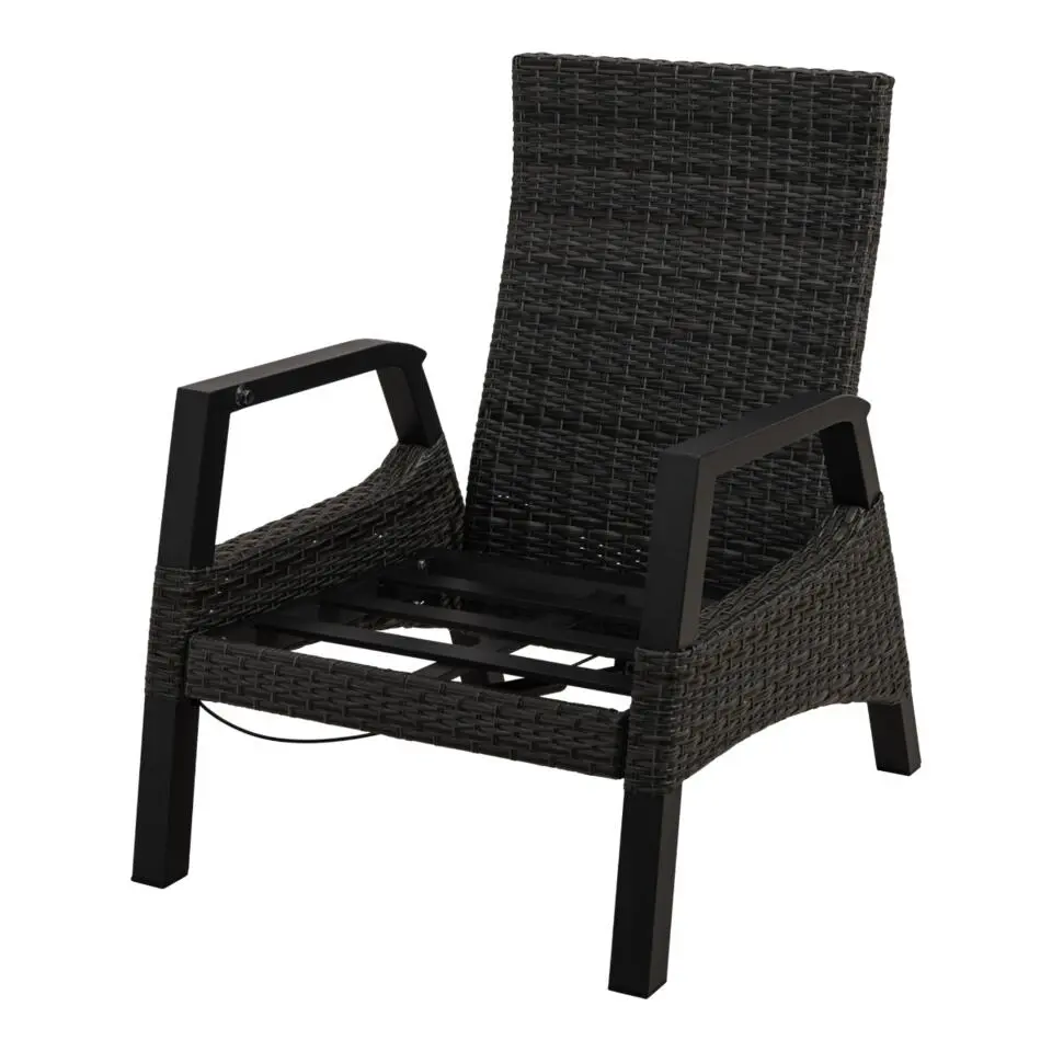 Les - Loungestoel Treviso Forte - zwart