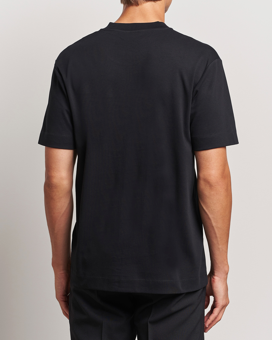 Sunspel Heavy Weight Supima Cotton T-Shirt Black
