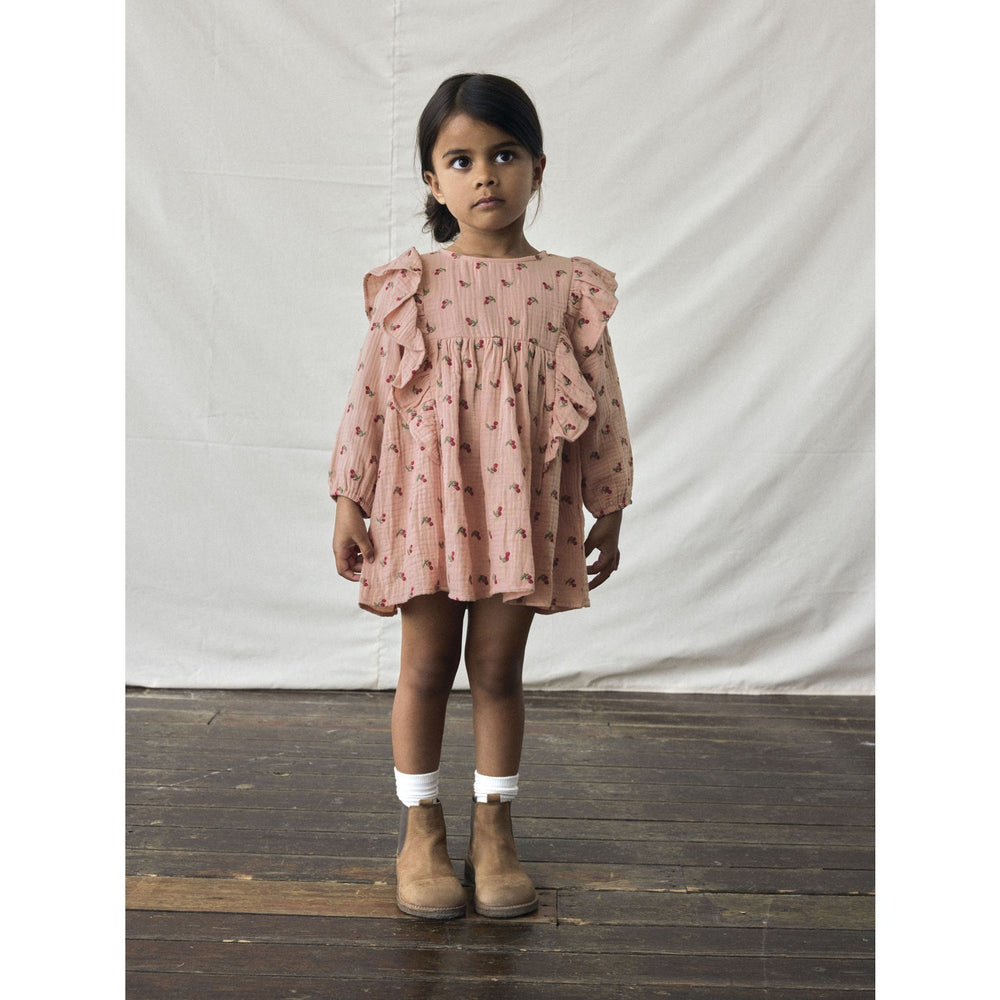 Køb Lil'Atelier Misty Rose Nmfkoala Ls Loose Kjole Lil
