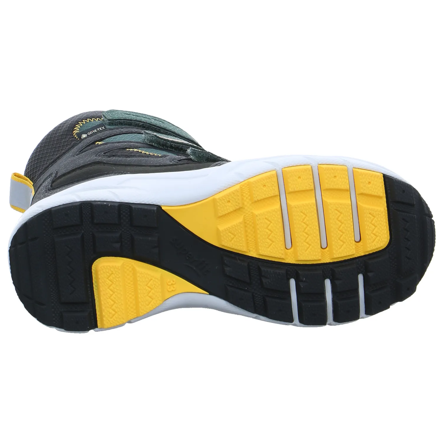 SUPERFIT Jungen- Snowboot Membran Grün Textil  Winterstiefel