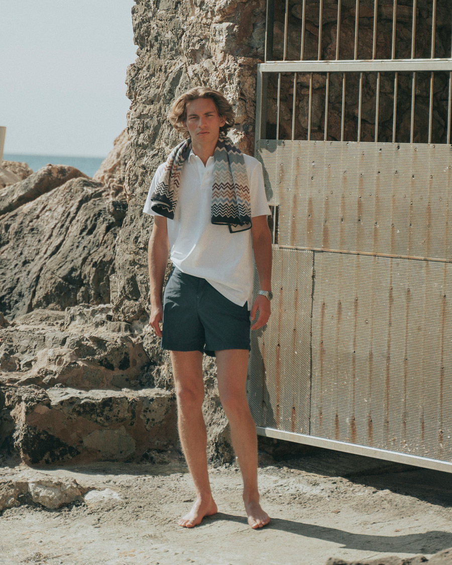 Sunspel Riviera Polo Shirt White
