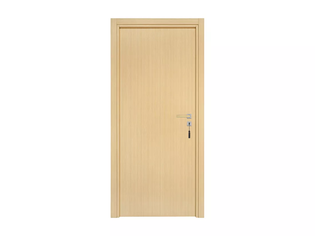 Bloc-porte pose fin de chantier collection Premium Miro, H.204 x l.93 cm, aspect chêne clair, réversible