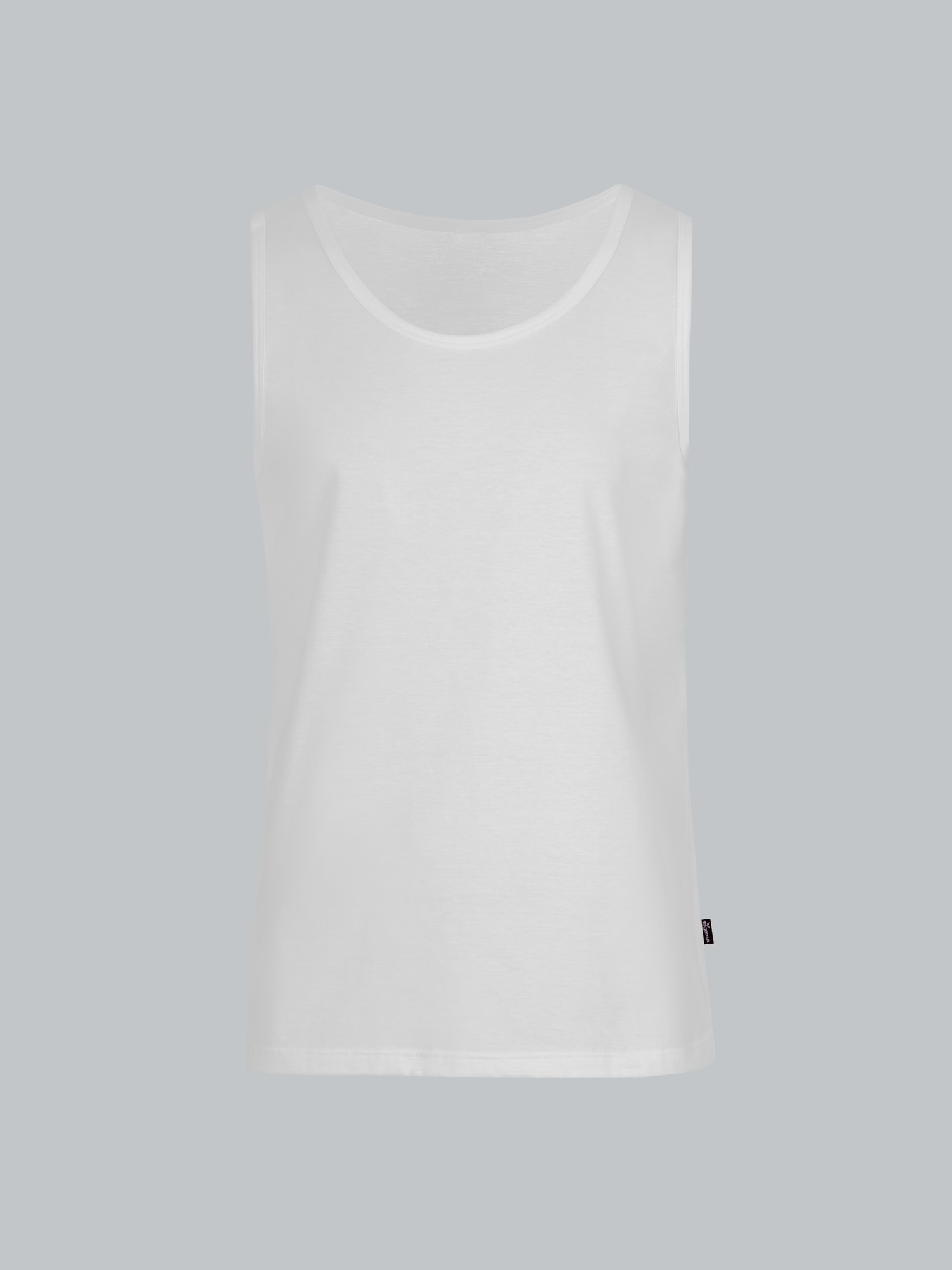Trägershirt aus 100% Baumwolle Weiss