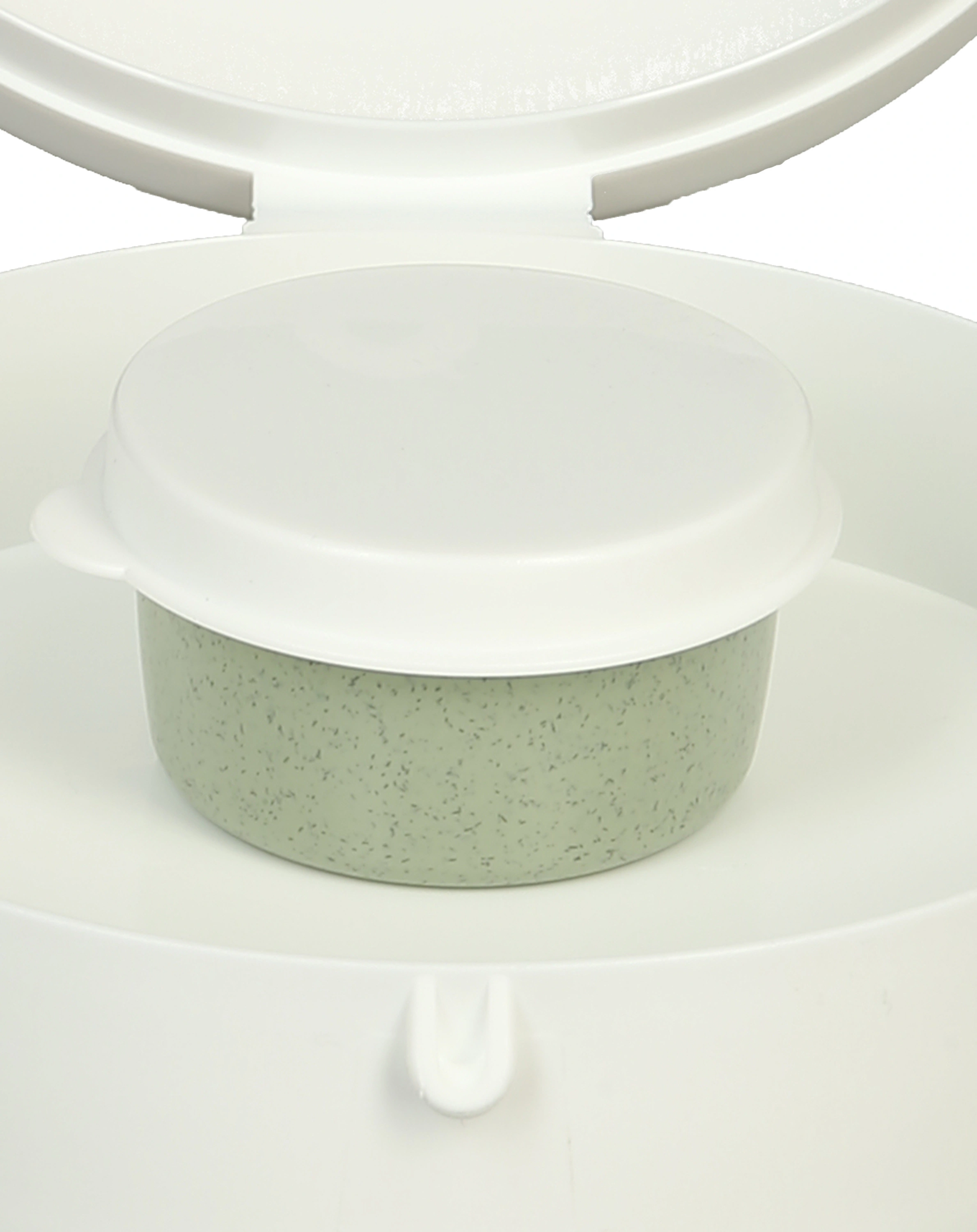 Lunchpot POTT-WAL 3-teilig in organic green/weiss