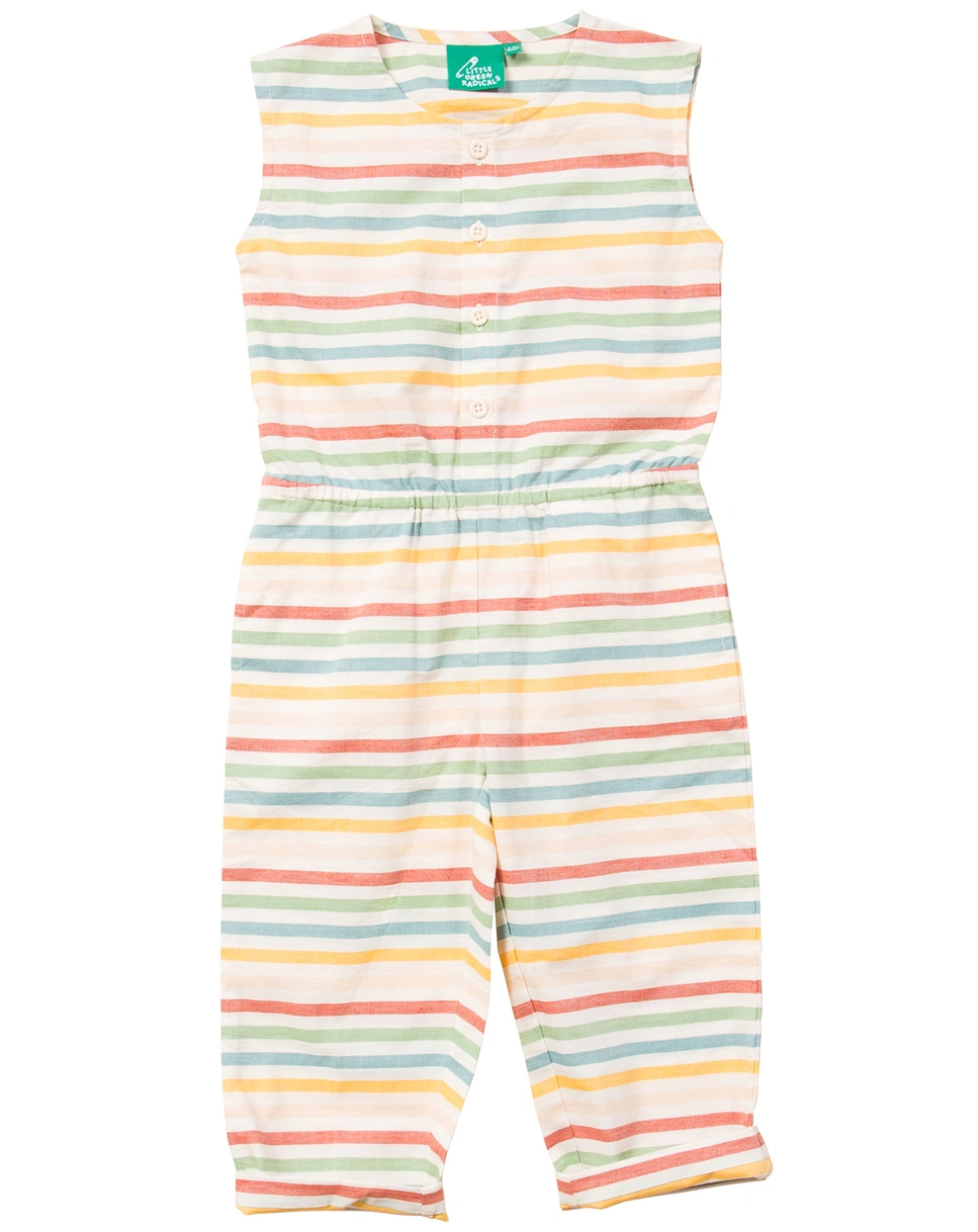 Jumpsuit RAINBOW STRIPES ärmellos in bunt