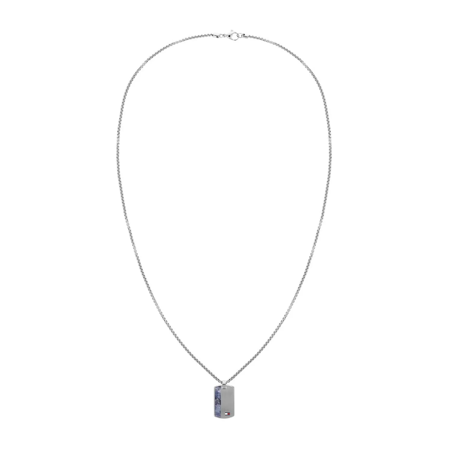 Tommy Hilfiger Beaded Tag Halskæde Rustfrit Stål 2790437