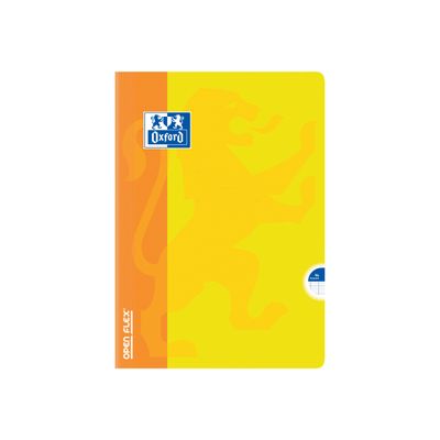 Oxford Openflex - Cahier polypro A4 (21x29,7 cm) - 96 pages - grands carreaux (Seyes) - disponible dans différentes couleurs