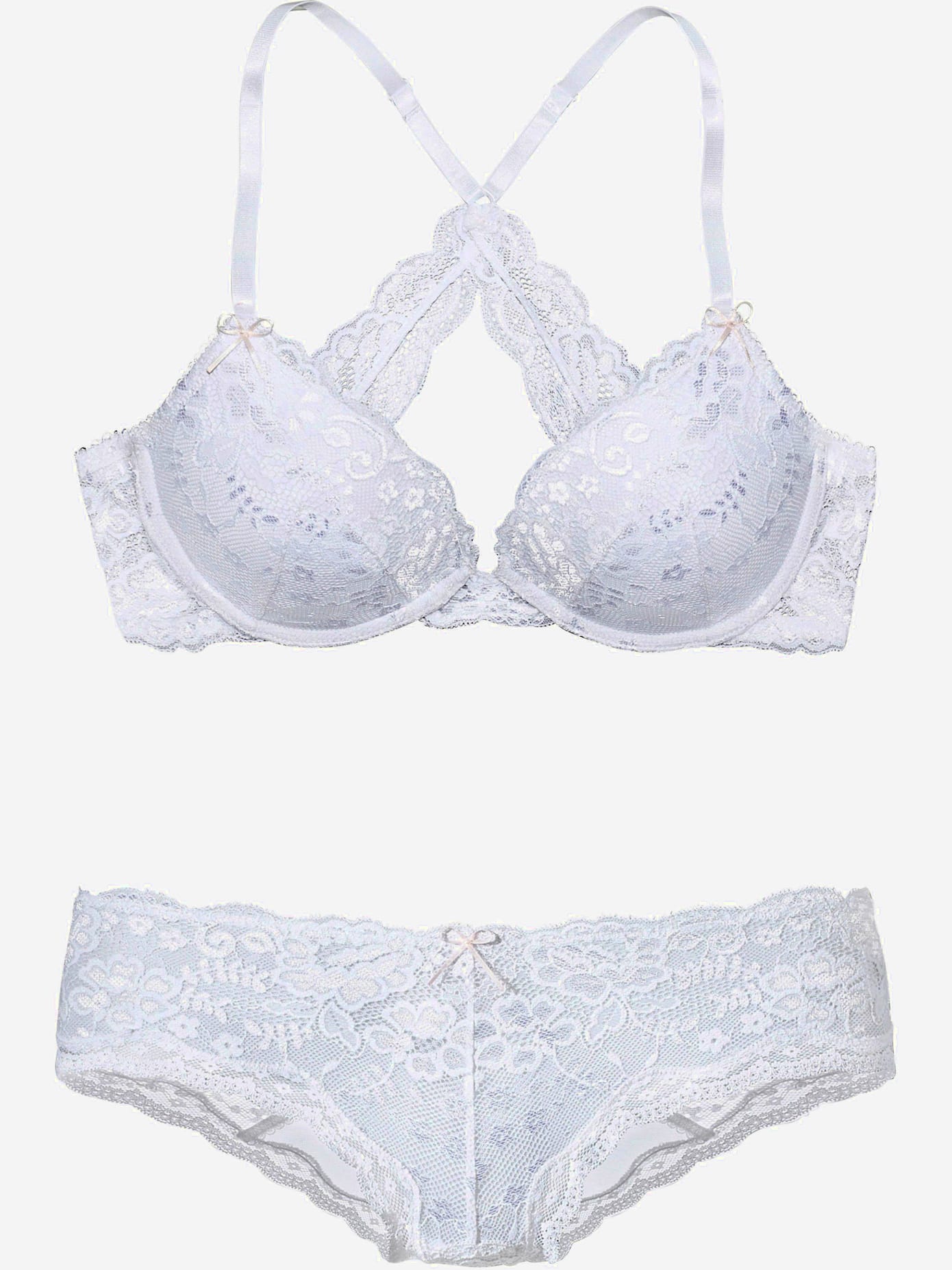 Joli ensemble lascana composé d'un soutien-gorge push-up et d'un panty
