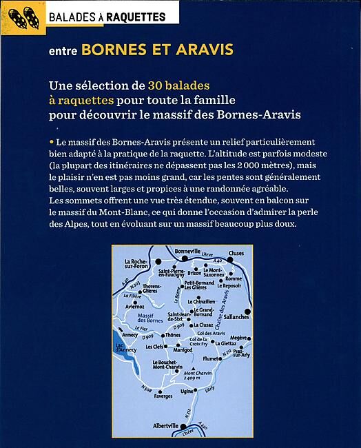GLENAT - BALADES RAQUETTES BORNES ET ARAVIS