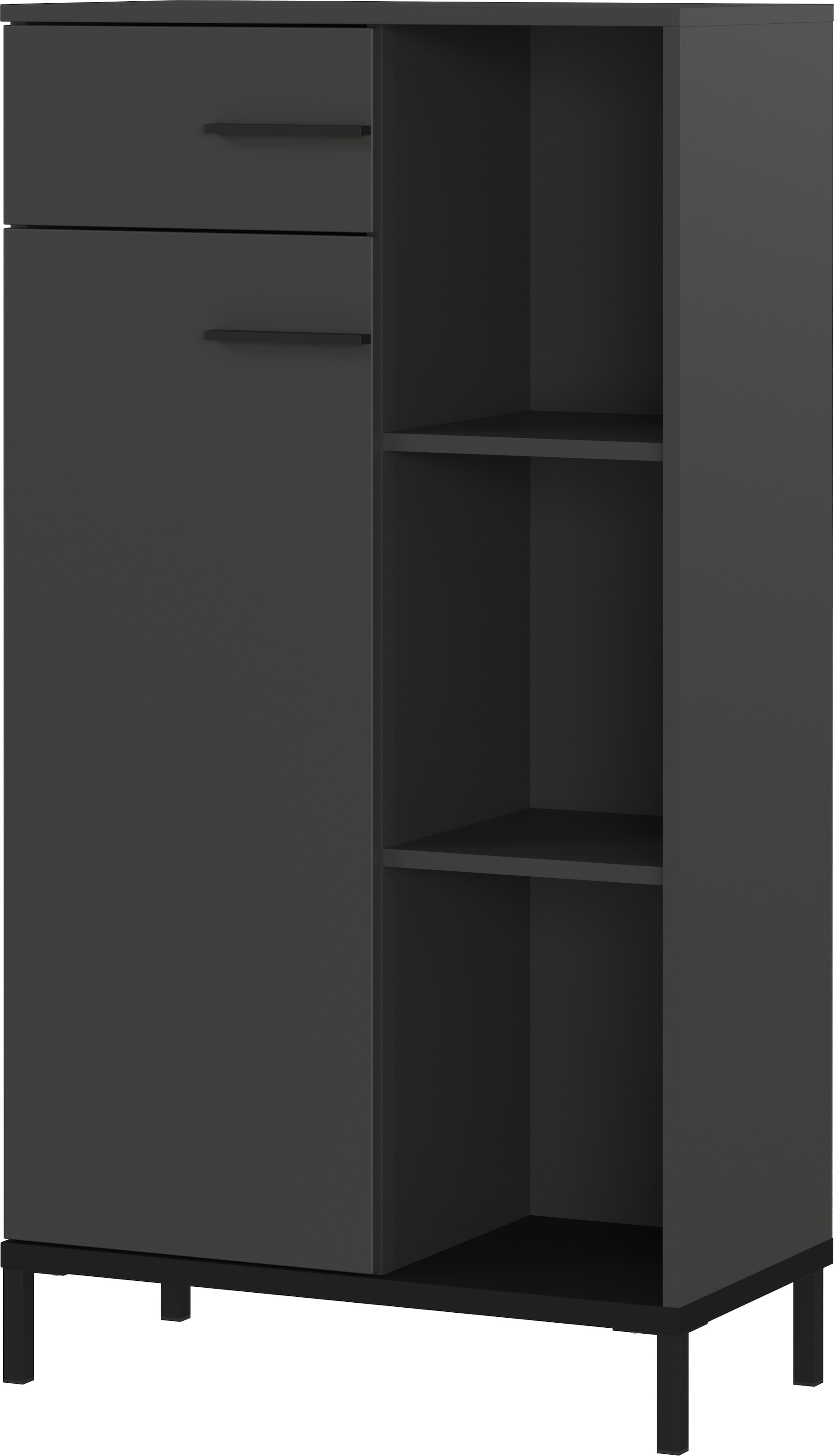 GERMANIA Aktenschrank »GW-Rovigo mit offenem Regal & Schublade,« 1 Stk. tlg. spiegelverkehrt montierbar, Höhe 120 cm, Made in Germany