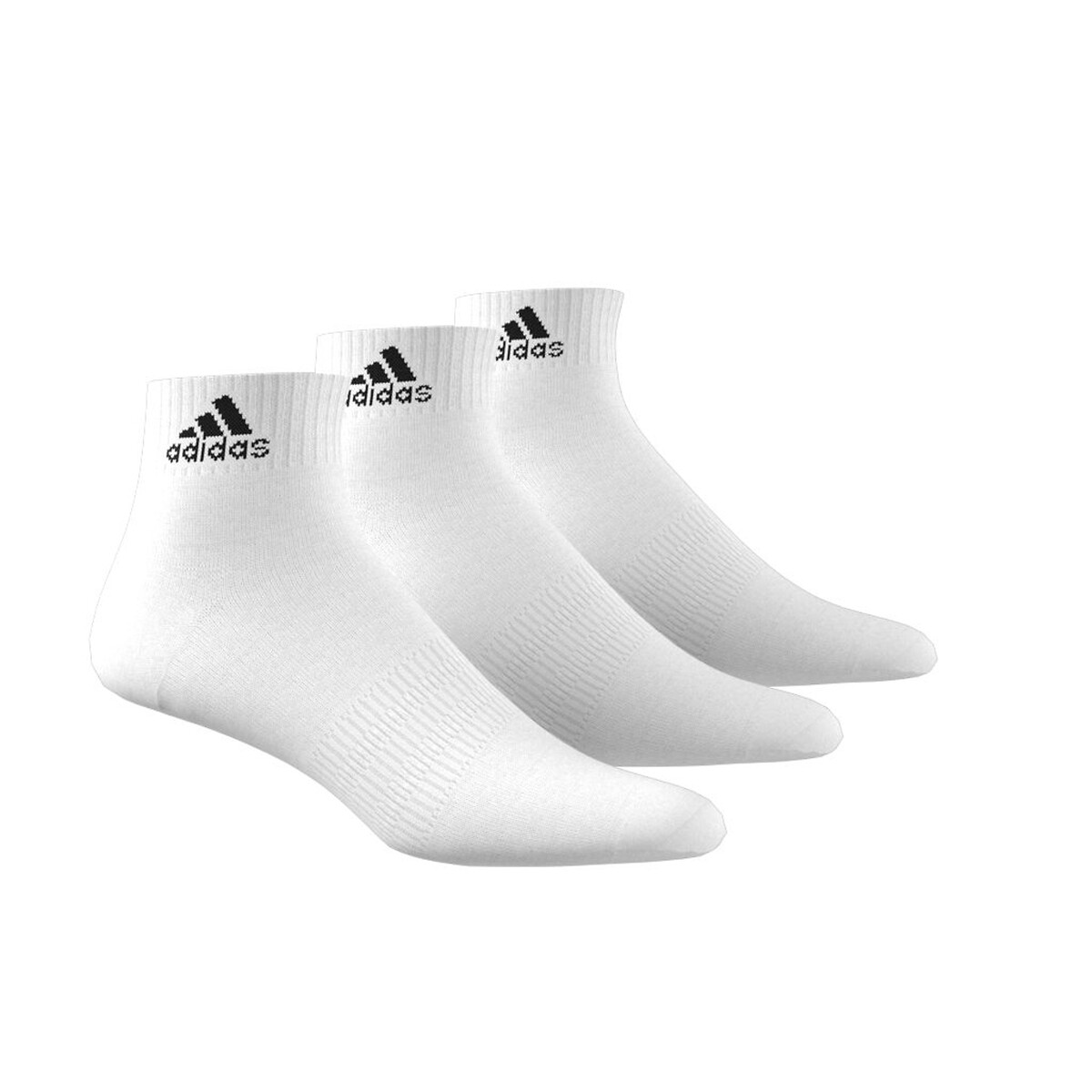 adidas Performance<br>Conjunto de 3 pares de meias acolchoadas para esportes