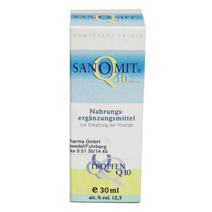 Q10 Sanomit flüssig Mse Tropfen, 30 ml