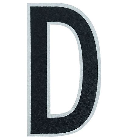 Design Letters Klisterm?rke - Mobil - D - 5cm - Blåck
