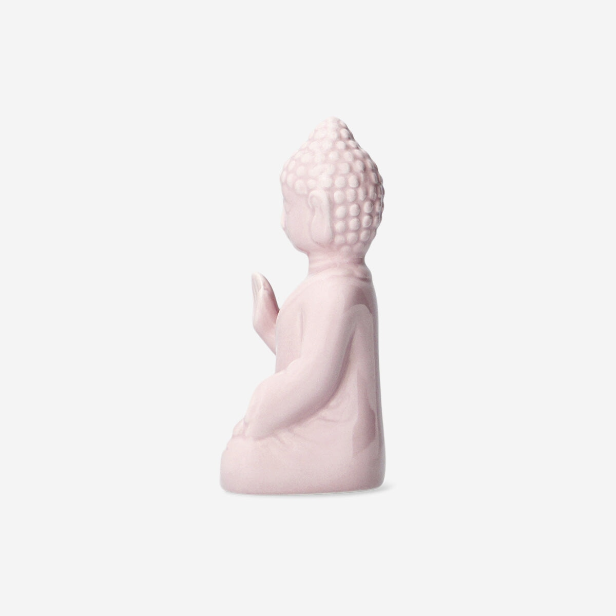 Rosa Buddha i keramik