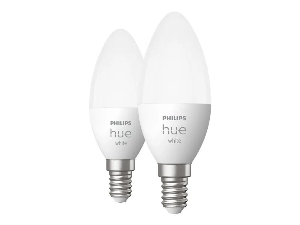 Philips Hue White Kerte - E14 pærer - 2-pak