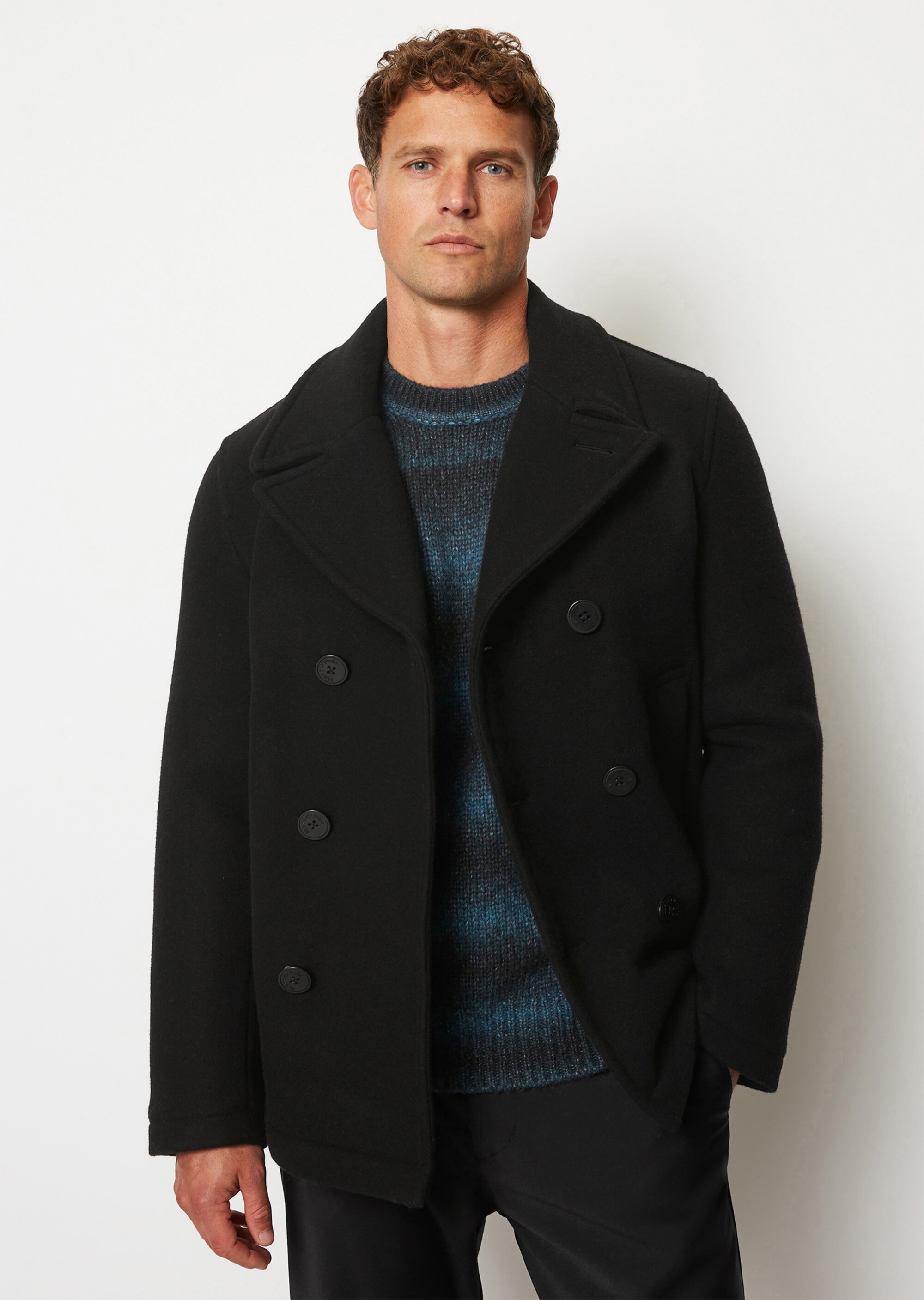 Jacke im Caban-Stil regular aus süddeutscher LocWool™