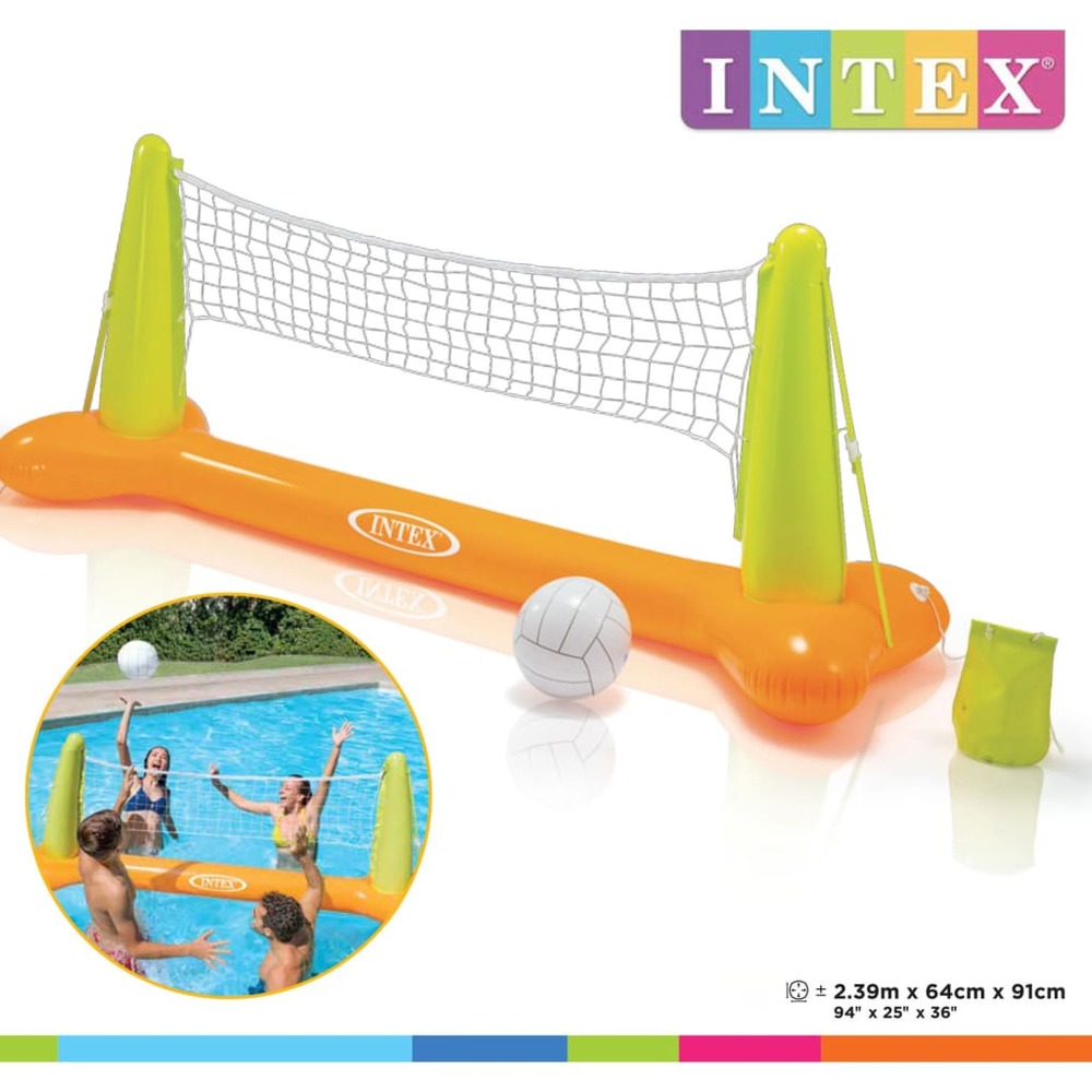 Jeu de volley-ball de piscine 239x64x91 cm