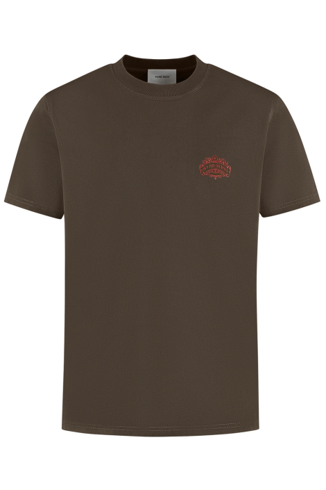 Pure Path bruine heren t-shirt