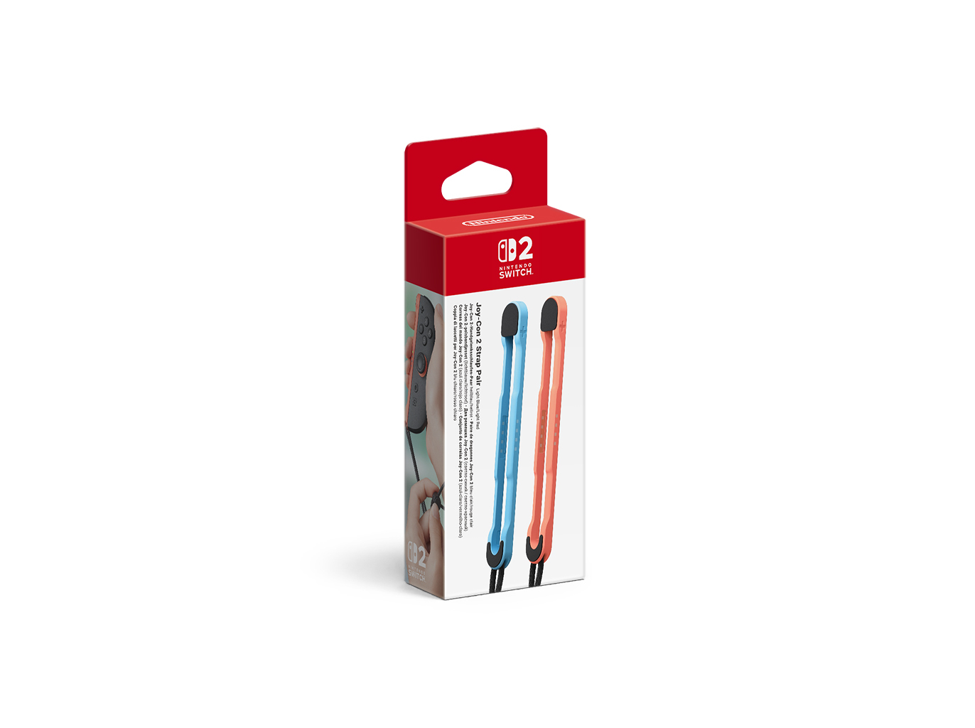 JOY-CON STRAP SWITCH 2 AZUL/VERMELHO (ESQ-DIR)