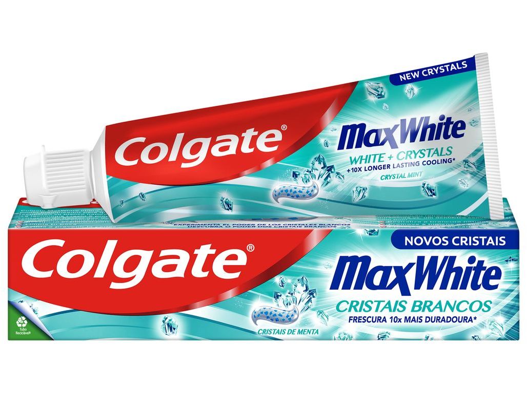 PASTA DE DENTES BRANQUEADORA MAX WHITE COLGATE 75ML