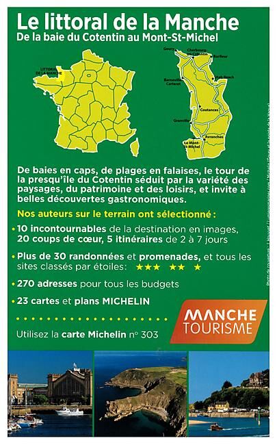 MICHELIN - GUIDE VERT LE LITTORAL DE LA MANCHE