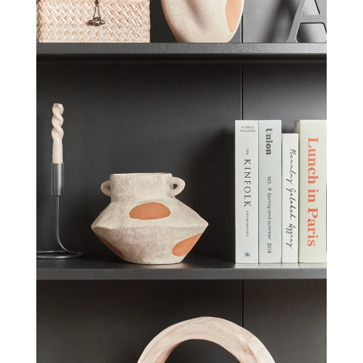 BELIANI Vase à fleurs ALOSIDAE - Beige clair