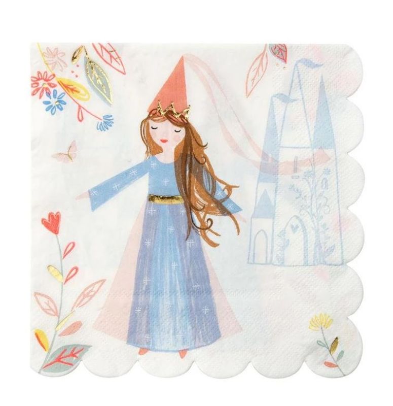 Meri Meri Magical Princess Servietter, 16 stk.