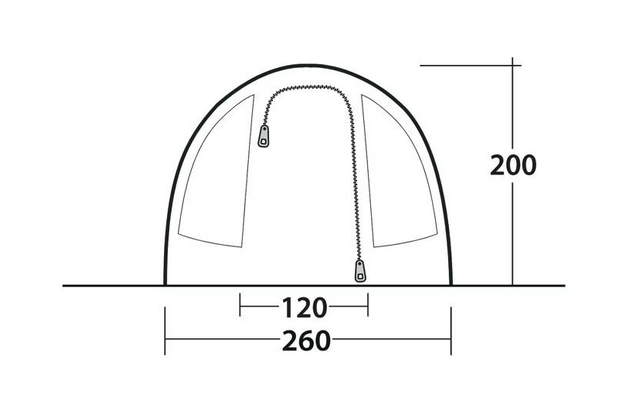 Outwell Sky 4 Tunnelzelt für 4 Personen