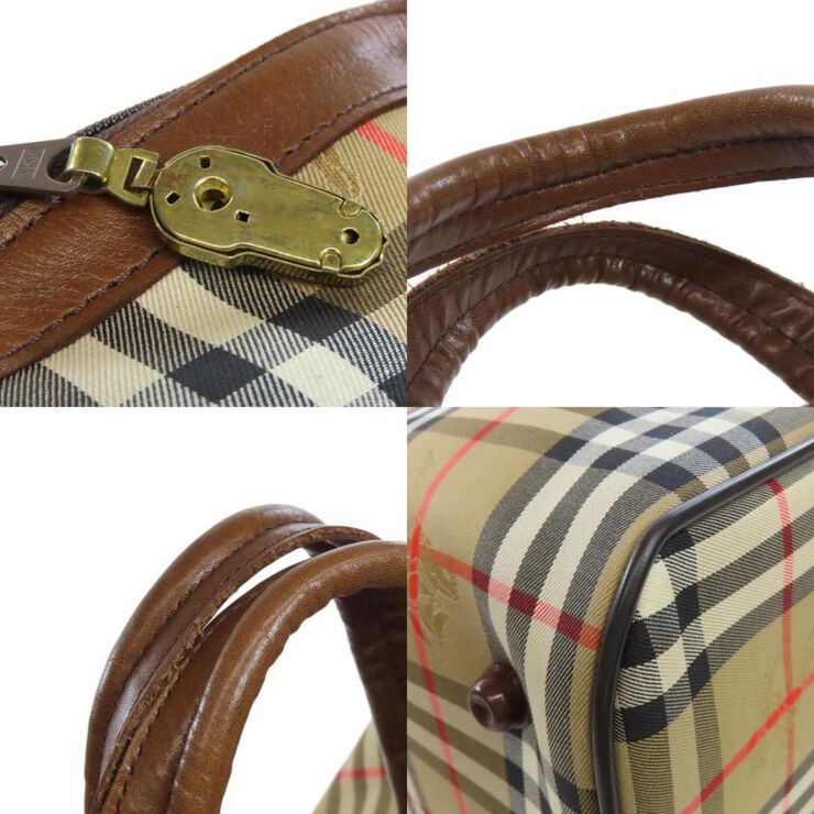 Burberry Vintage Burberry Boston Bag Beige