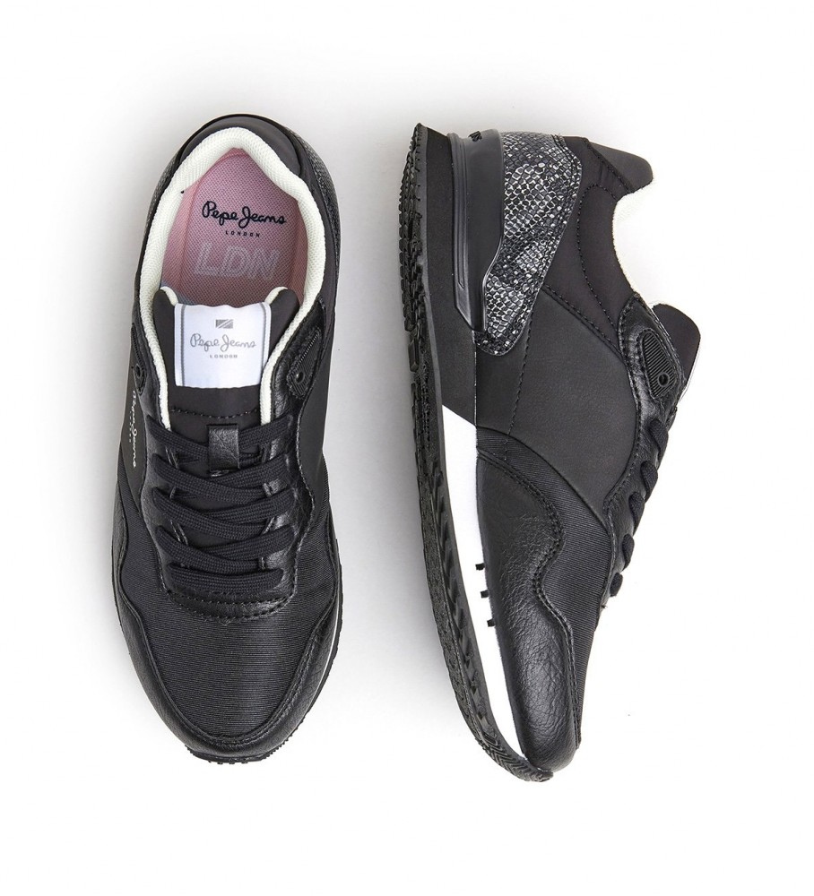 Tênis preto Pepe Jeans London Rider