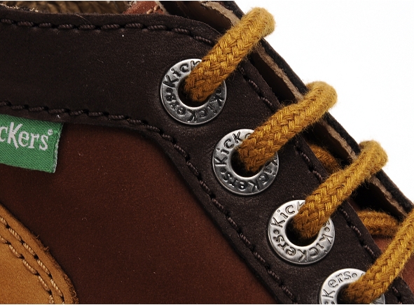 Kickers boots bottine bebe bonzip marron