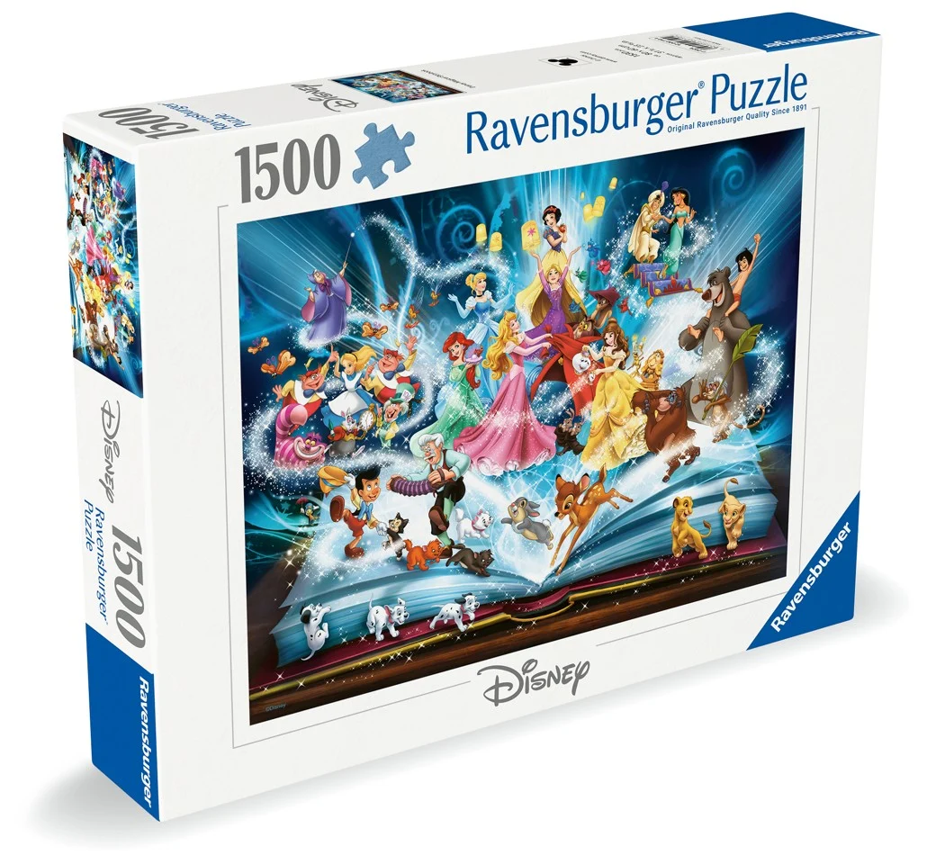 Ravensburger - Puslespil Disney's Magical Storybook 1500 brikker
