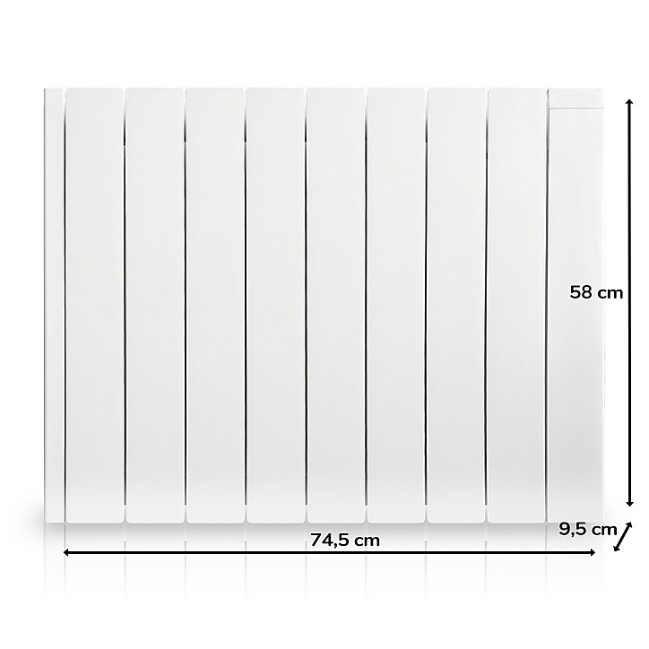 Radiateur électrique à inertie sèche HJM Kiana 1500W