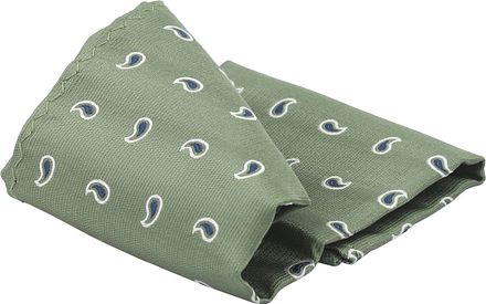 Suitable Zijde Pochet Paisley Groen PO24-11 kopen