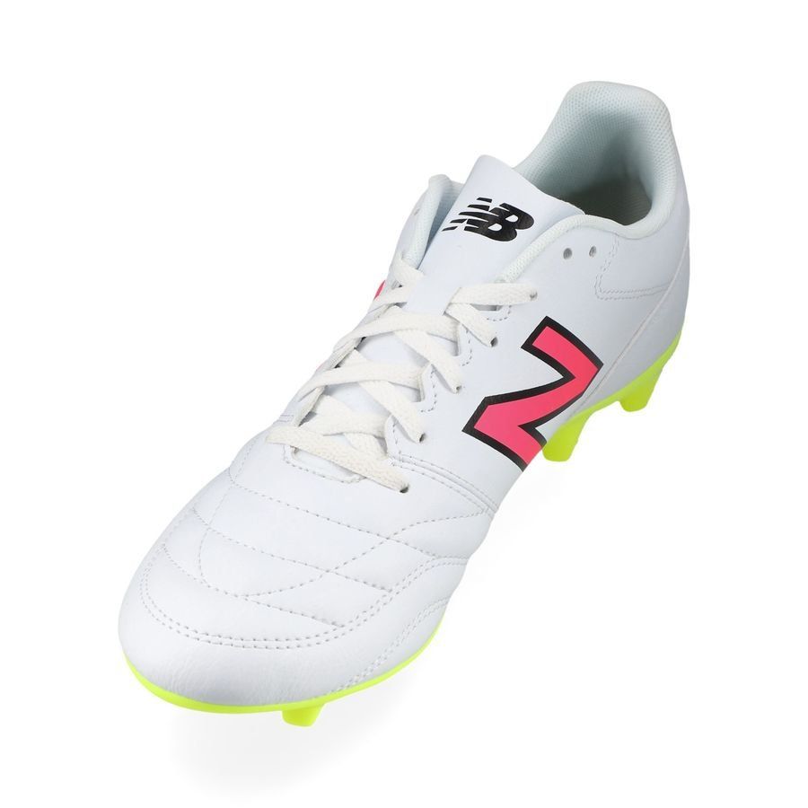 New Balance 442 2.0 Academy FG - Blanc/Violet/Jaune Fluo