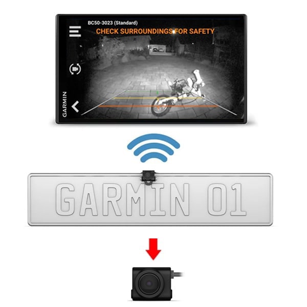 Caméra sans fil Garmin BC50 vision de nuit pour plaque
