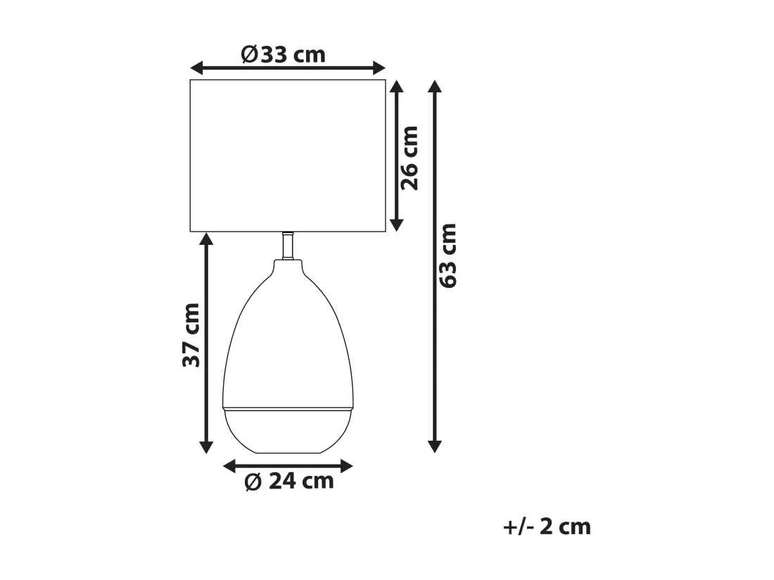 Lampe à poser OKARI Verre Blanc