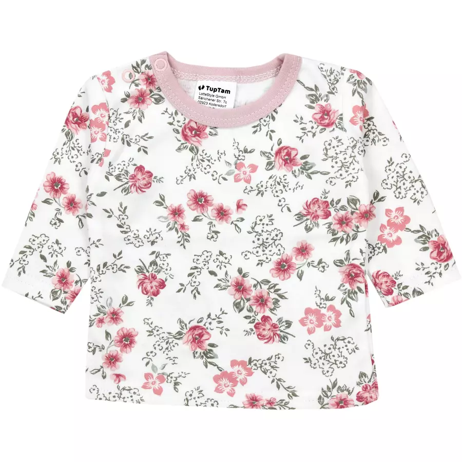 TupTam Baby Mädchen Langarmshirt 5er Set altrosa