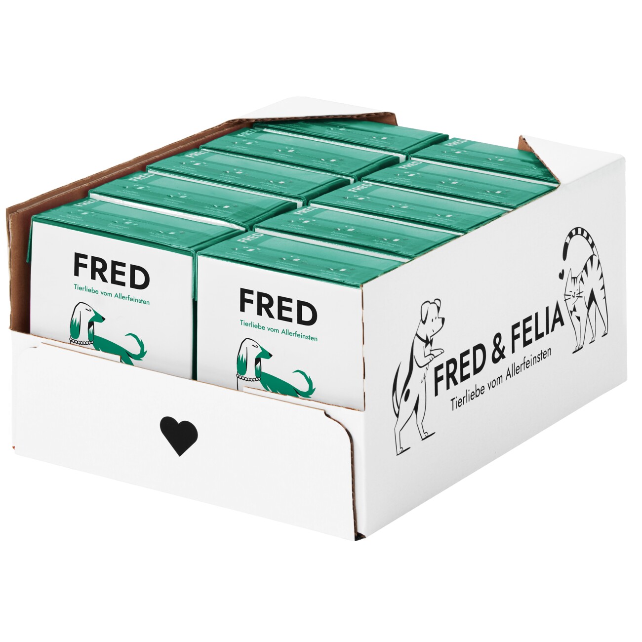 Fred & Felia FRED 10x390g Hirsch mit Kartoffeln & Steckrüben