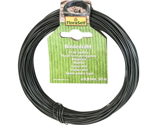 Binddraad FloraSelf metaal Ø 0,8 mm 50 m