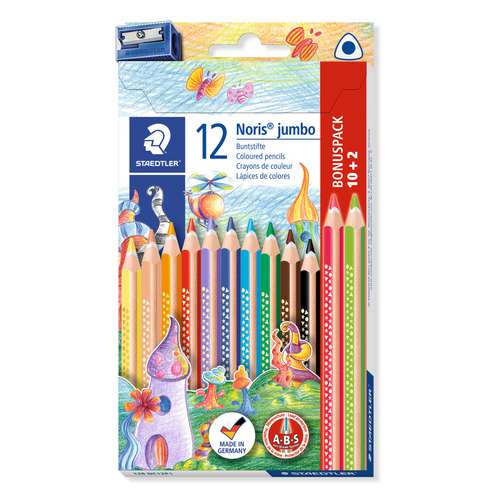 STAEDTLER® Noris® jumbo 128, 12er-Set   Spitzer