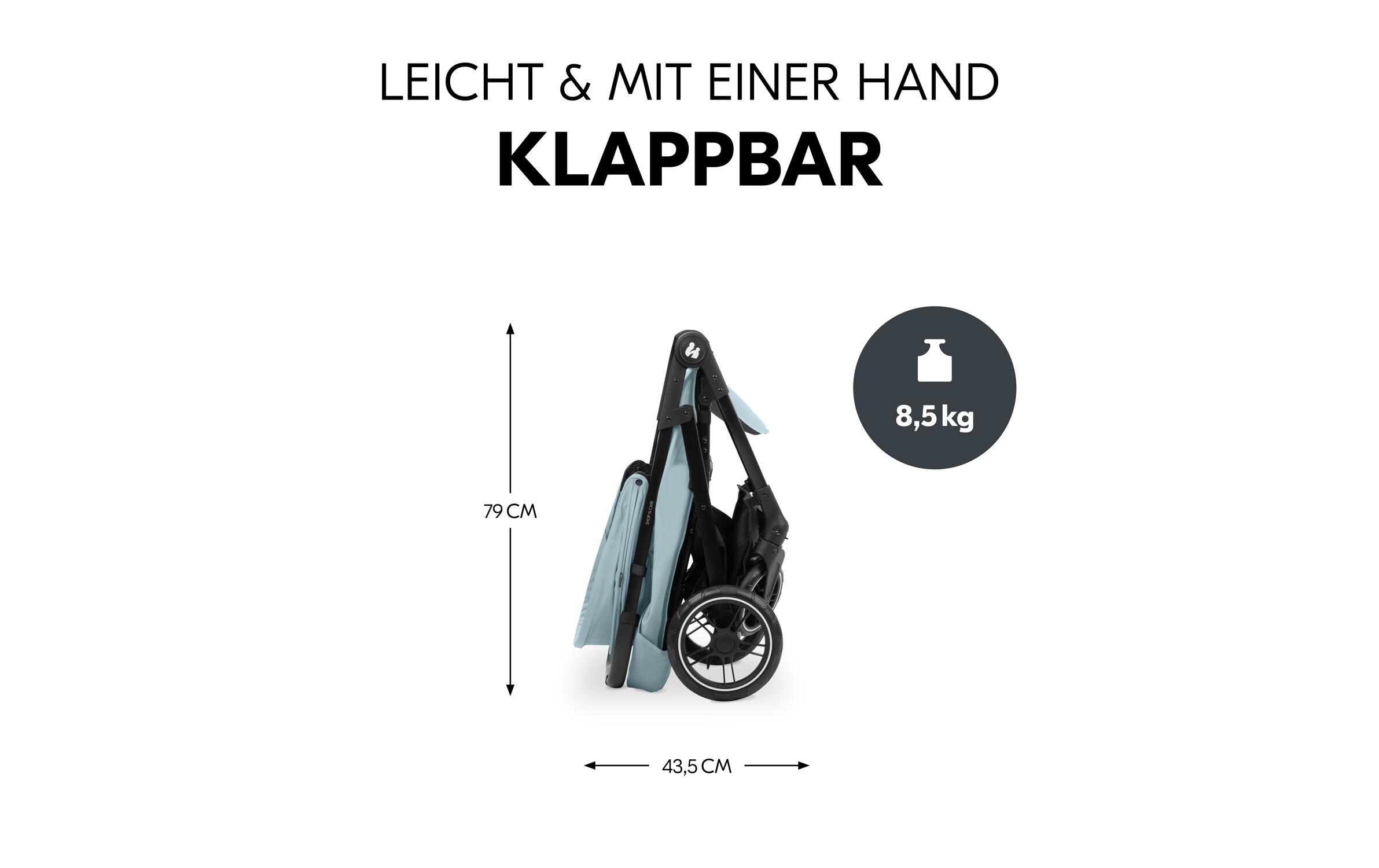 Buggy Shop N Care Dusty BlueKinderwagen für die Stadt