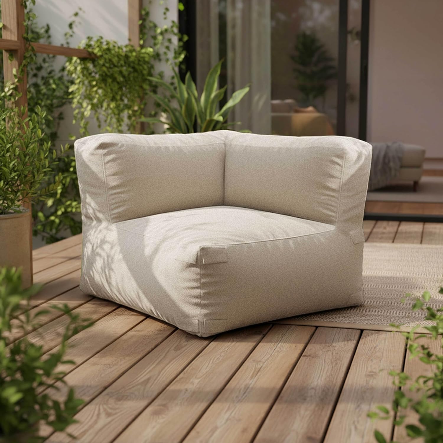 Oviala Ecksessel für modulares Sofa, Beige – Mixi