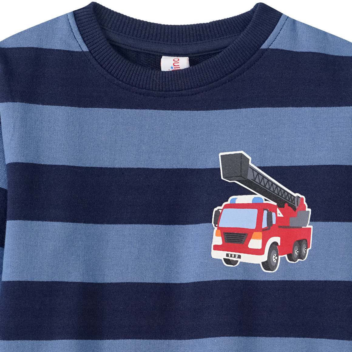 Topolino Jungen Sweatshirt mit Streifen dunkelblau / blaugrau