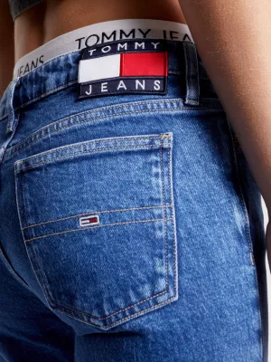 Calça jeans flare de cintura baixa Sophie